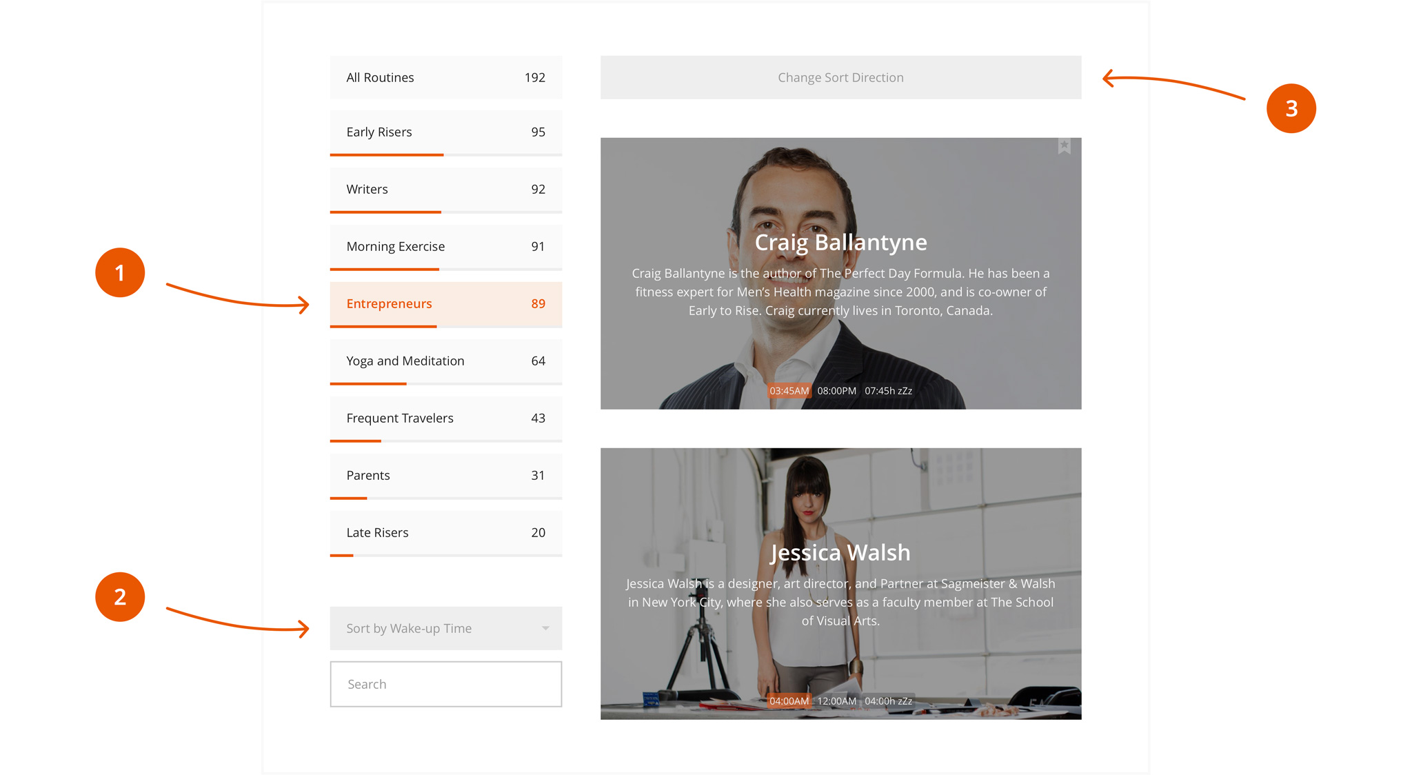 How to filter and sort our morning routines