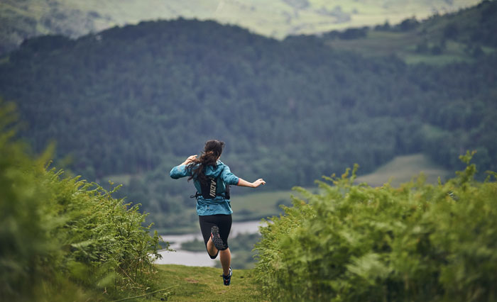 Hilary Matheson on a run